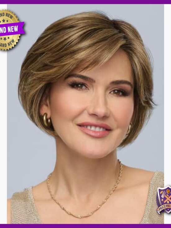 Asymmetrical Synthetic Wig with Lace Front, Heat-Friendly, Ready to Wear